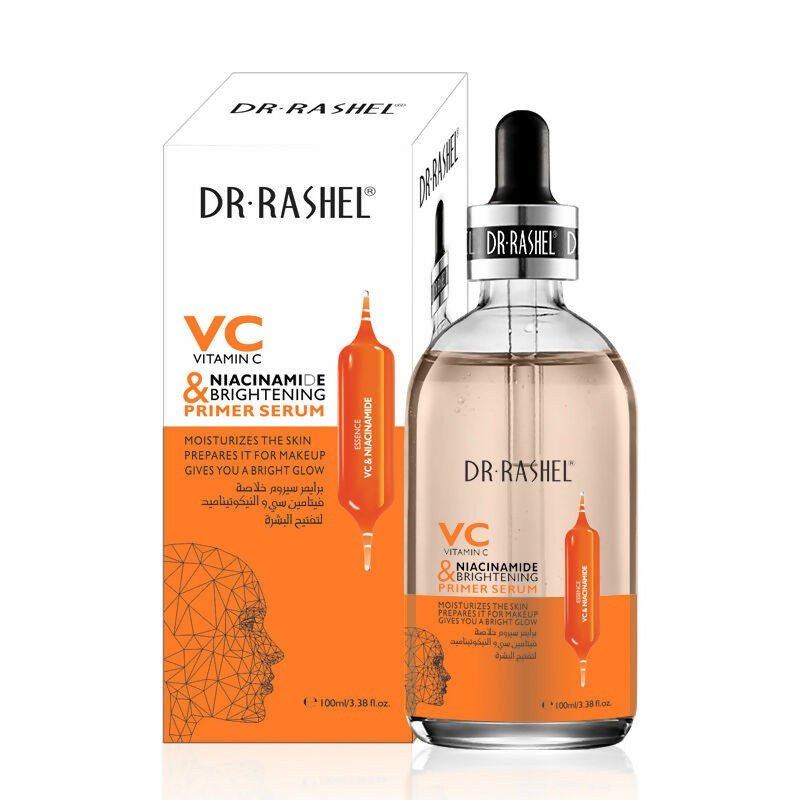 DR RASHEL Vitamin C Niacinamide & Brightening Primer Serum-100ml.