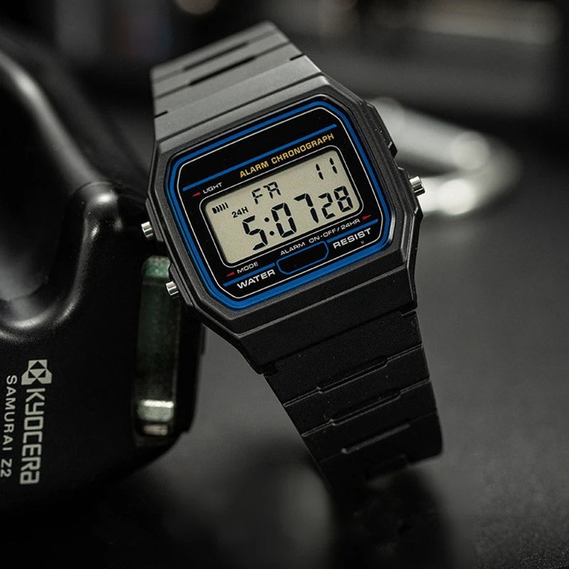 Top Brand Simple Square LED Wristwatch Fashion Sports Men’s Digital Watches Causal Silicone Mens Electronic Clock Gifts for Men