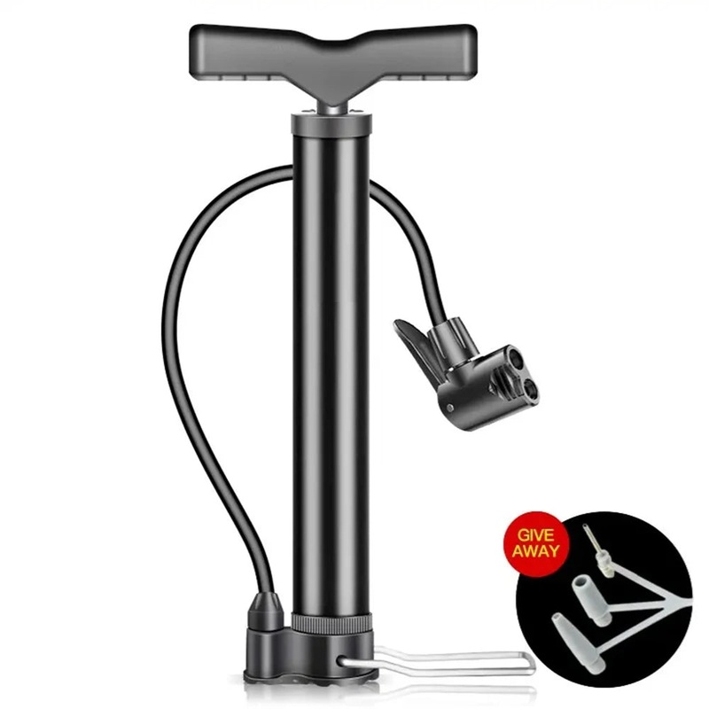 Xunting Mountain Bike Road Bike Pump MAX 140PSI Riding Portable Mini Bicycle Pump Basketball Toy Inflatable Tube Riding
