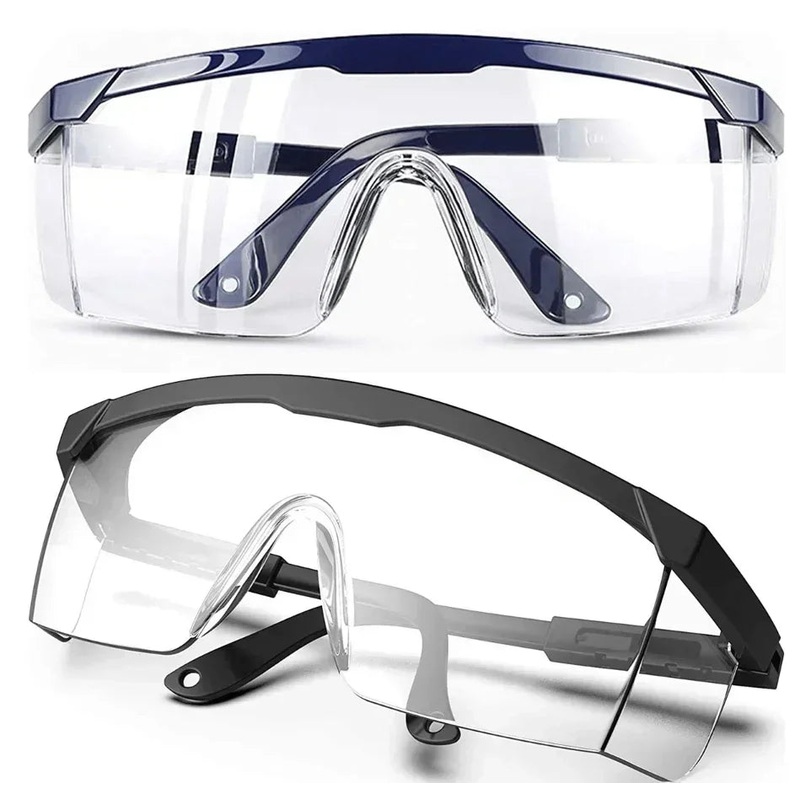 2Pairs Goggles Of Anti-Splash  Windproof And Dustproof Laboratory Industrial Riding Safety Goggles Men’s And Women’s Glasses