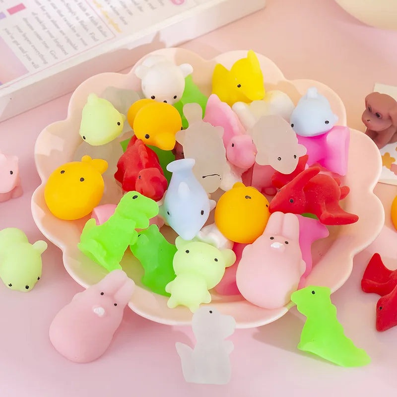 10-100Pack Cute Pinch Dumpling Toys Kindergarten Prizes Kids Birthday Party Favor Pack Pinata Fillers