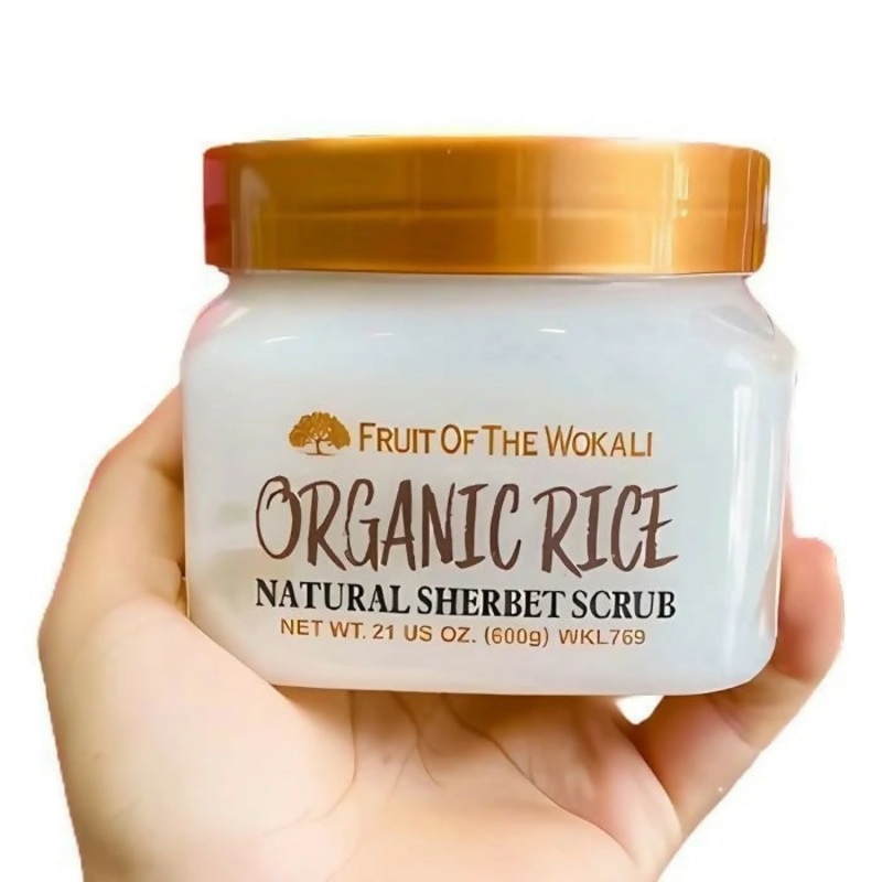 Fruit of the Wokali Organic Rice Natural Sherbet Scrub