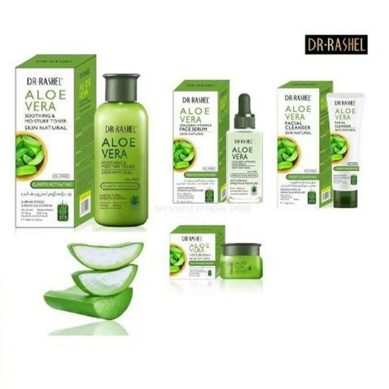 Dr Rashel Aloe Vera Face Serum + Moisture Cream + Toner 3 IN 1 SET