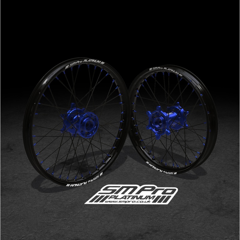 SM PRO SUR RON WHEEL SET 19/16 STANDARD BLUE/BLUE COMBO