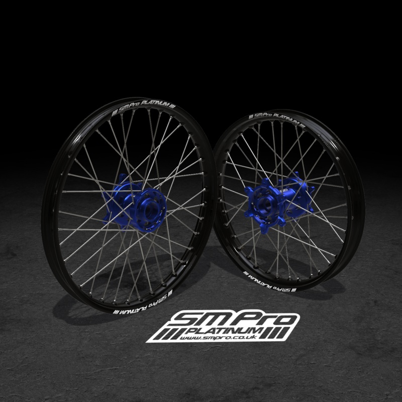 SM PRO SUR RON WHEEL SET 19/19 STANDARD BLUE/BLUE/STEEL COMBO