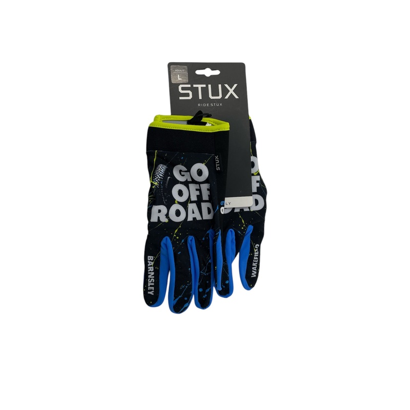 Youth STUX Go Off Road Gloves (Blue/Yellow)