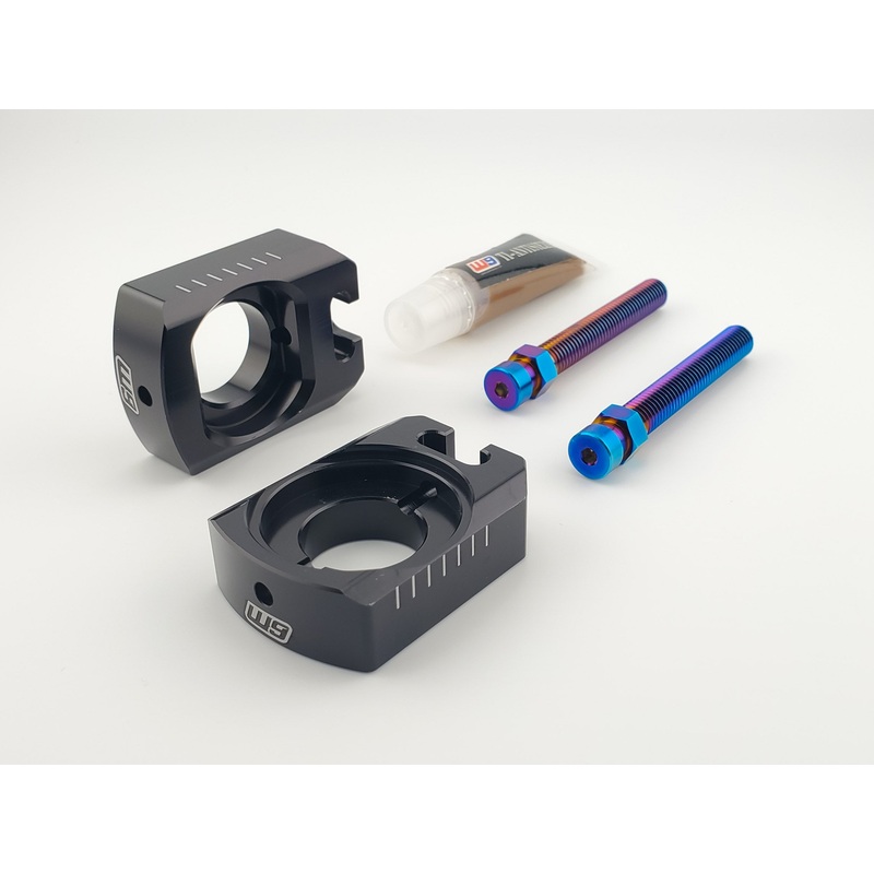 WARP 9 RACING ULTRA BEE AXLE BLOCKS/CHAIN TENSIONERS