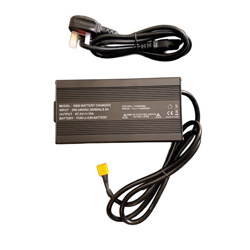 Charger 60v (67v) 10A Suitable for Electron Cycles Sur Ron & Talaria 63Ah/65Ah Trail Batteries
