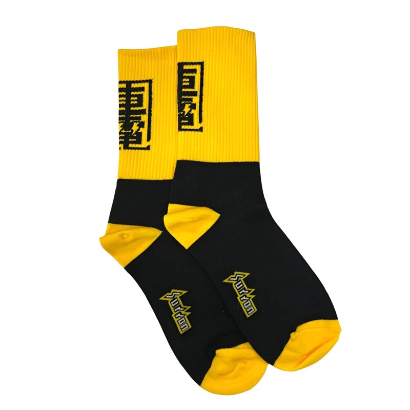 Sur Ron Socks – Yellow & Black