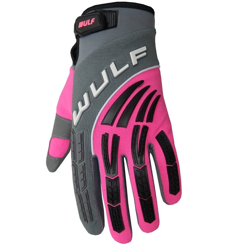 Wulfsport Shadow MX Gloves|Pink|Flo Yellow|XXXS|XXS|XS