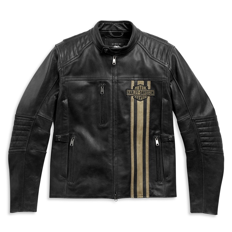 Harley-Davidson H-D Triple Vent Passing Link II Men’s Leather Jacket