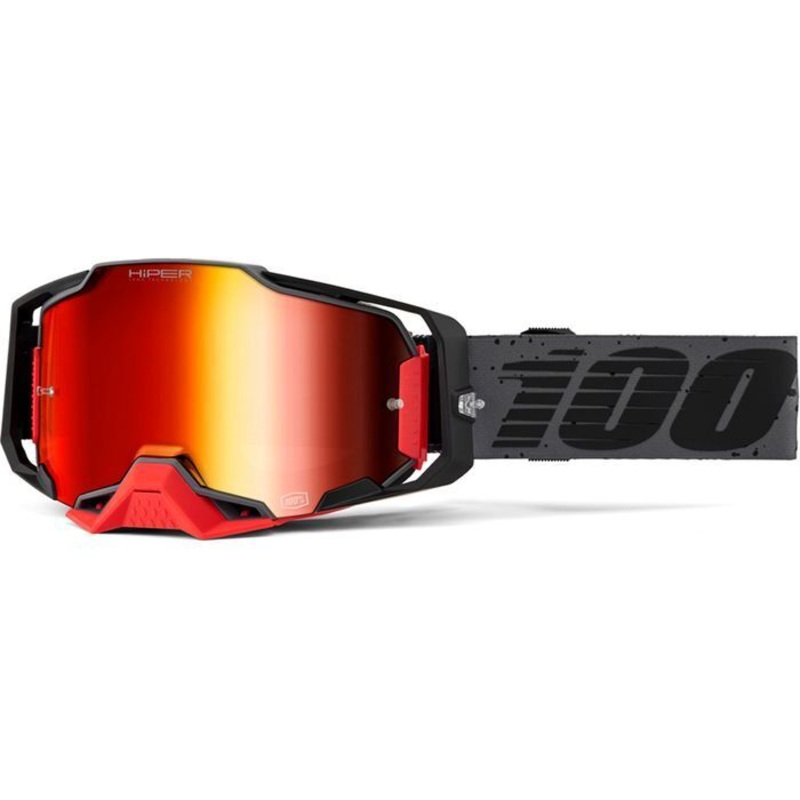 100% Adult Armega Hiper Goggle – Nekfeu – Mirror Red Lens CL