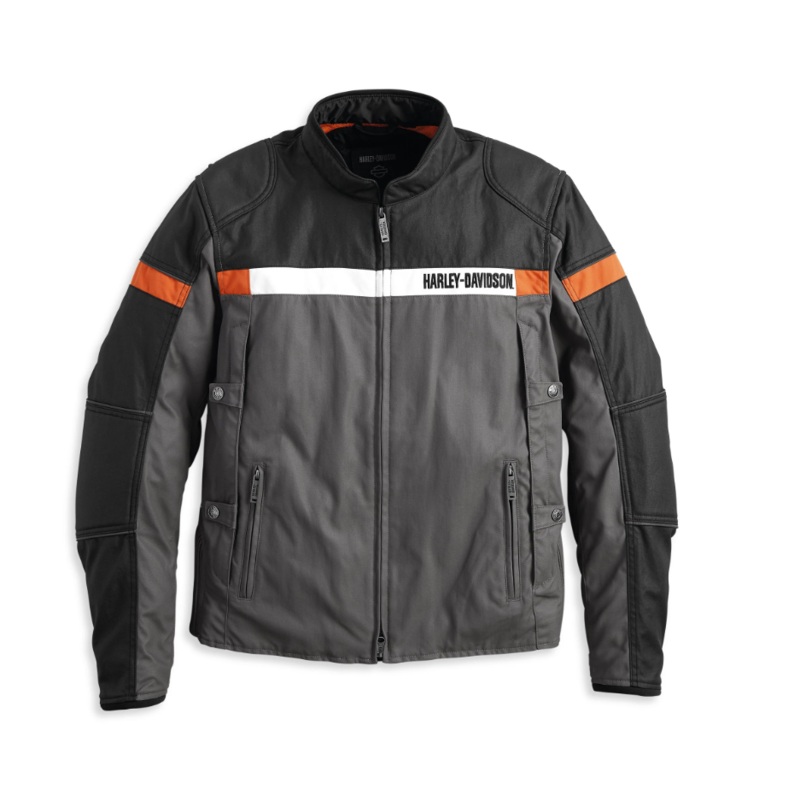 Harley- Davidson Men’s Amalgam Textile Triple Vent System Riding Jacket