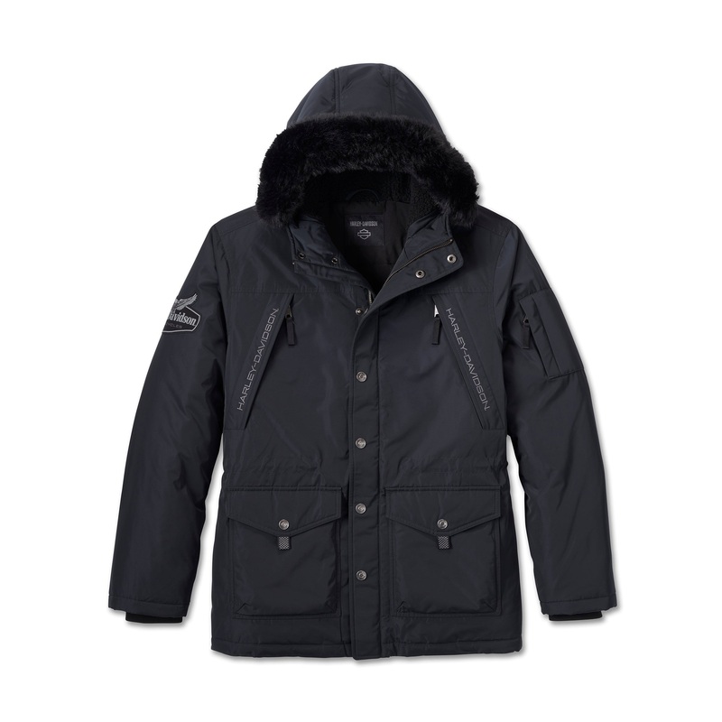 Harley-Davidson  Men’s Juneau Parka – Black Beauty