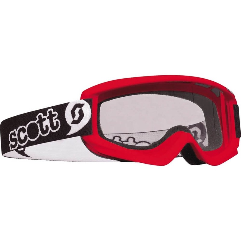 Scott Youth Agent Goggle Red/Clear Lens CL