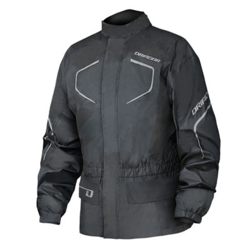 Dririder Thunderwear 2 Motorcycle Rainwear Jacket – Black
