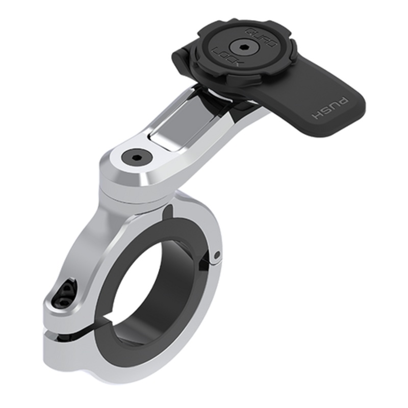 Quad Lock Motorcycle Handlebar Mount Pro Chrome