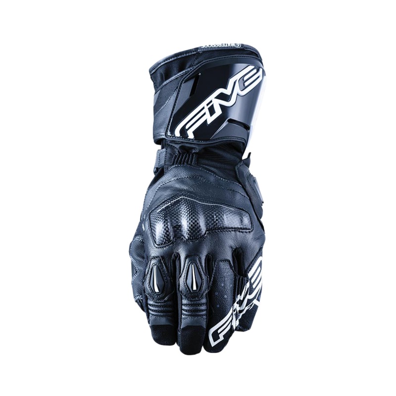 Five RFX Waterproof Motorcycle Gloves- Black CL