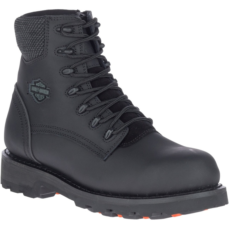 Harley-Davidson Men’s Landers Waterproof 6.25 Black Motorcycle Boots
