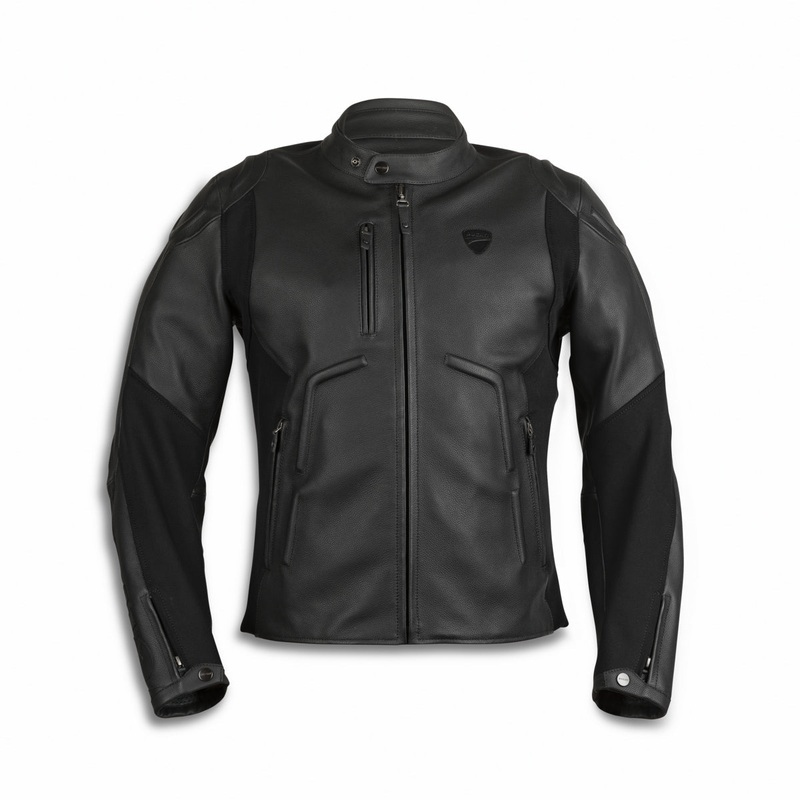 Ducati Men’s Black Rider C2 Leather Jacket CL