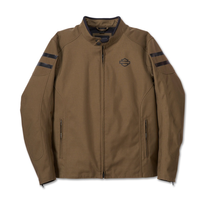 Harley-Davidson Men’s Ovation 3-in-1 Textile Riding Jacket – Stone Grey & Black CL