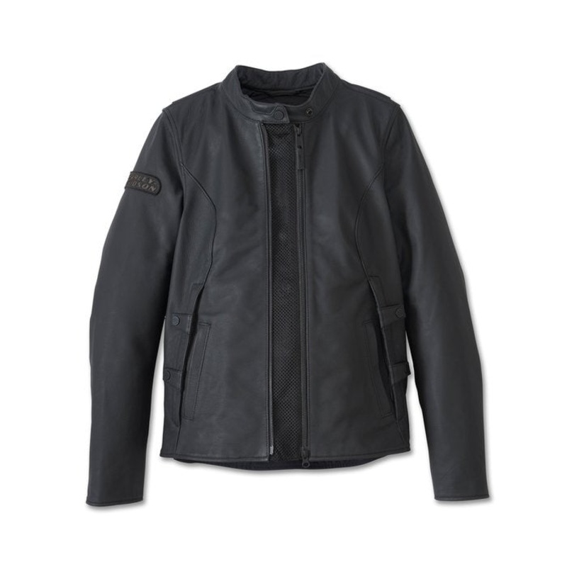 Harley-Davidson Women’s Paradigm Triple Vent System 2.0 Leather Jacket – Black Beauty CL