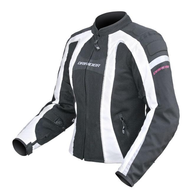 Dririder ‘Airstream’ Ladies Jacket – Black/White CL