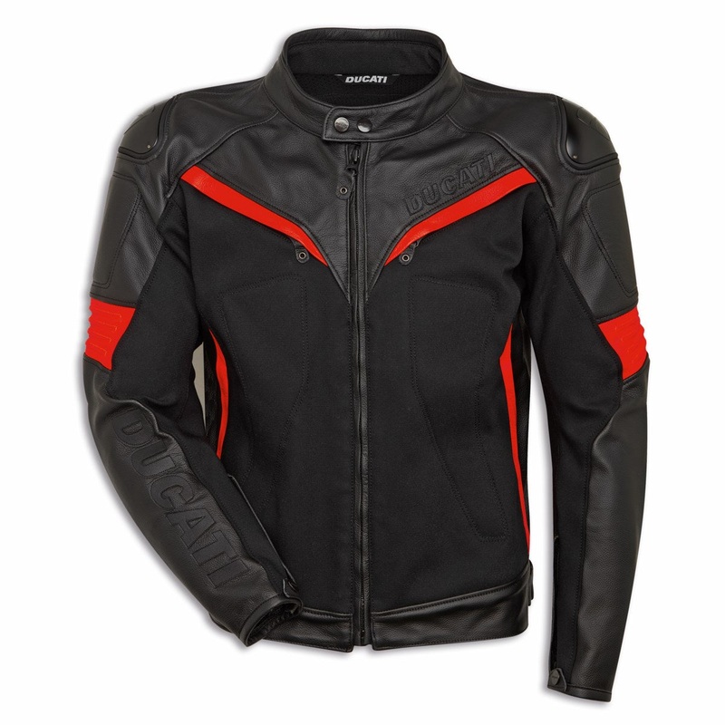 Ducati Men’s Fighter C2 Leather-fabric jacket