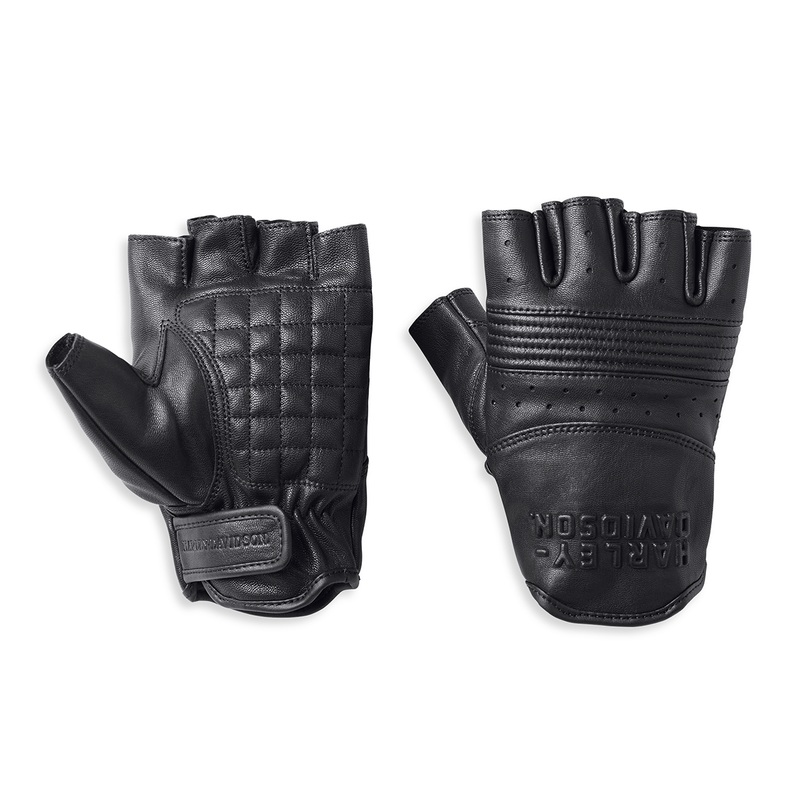 Harley-Davidson Men’s Oakbrook Fingerless Leather Glove
