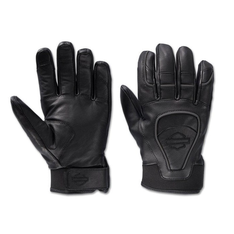 Harley-Davidson Men’s Waterproof Ovation Leather Gloves