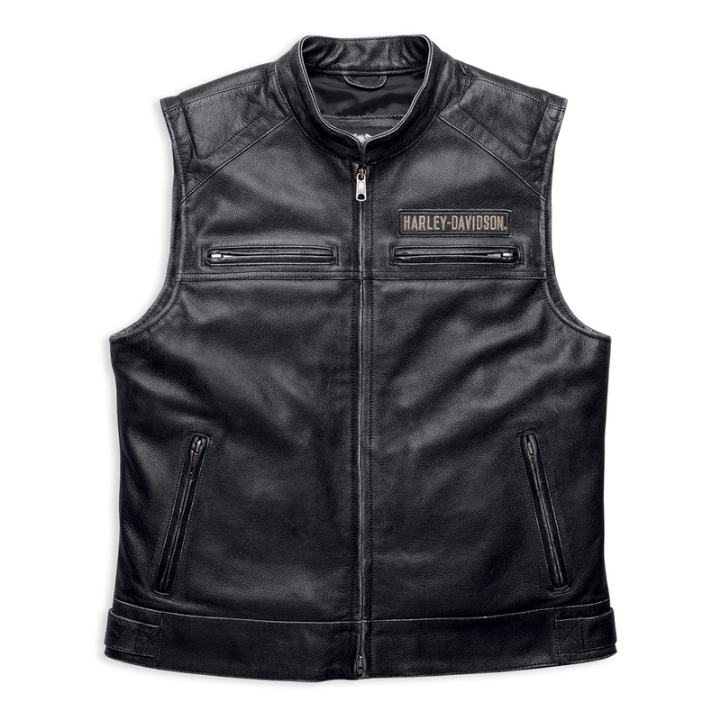 Harley-Davidson Passing Link Men’s Leather Vest