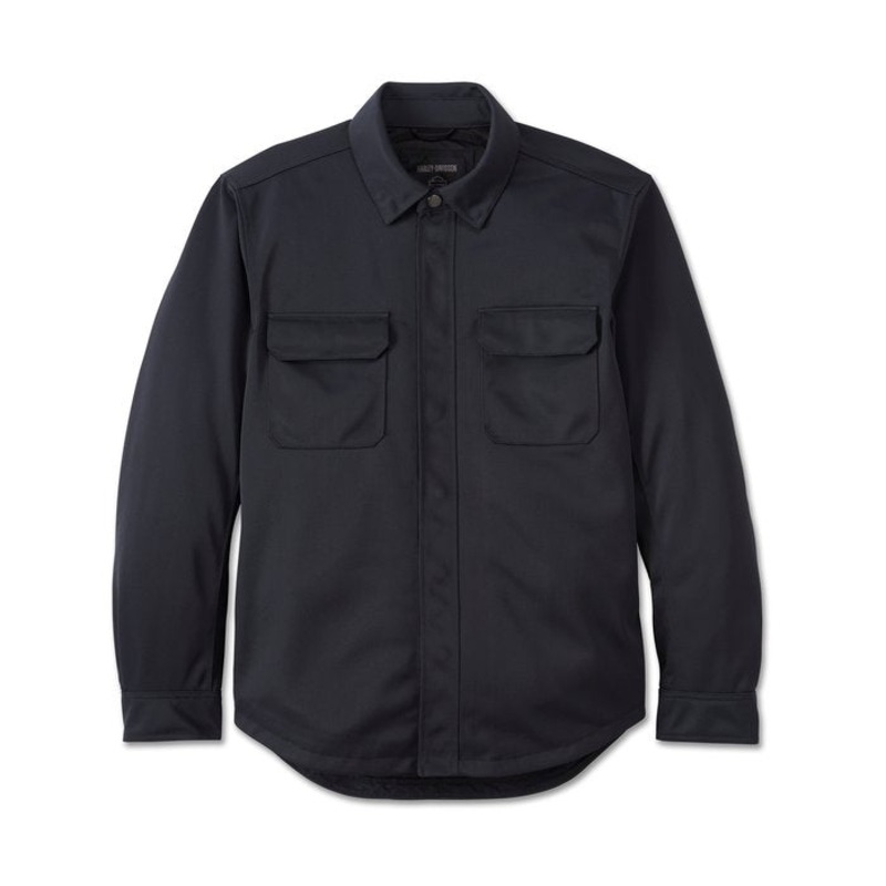 Harley-Davidson Men’s Operative Mesh Riding Shirt Jacket – Harley Black