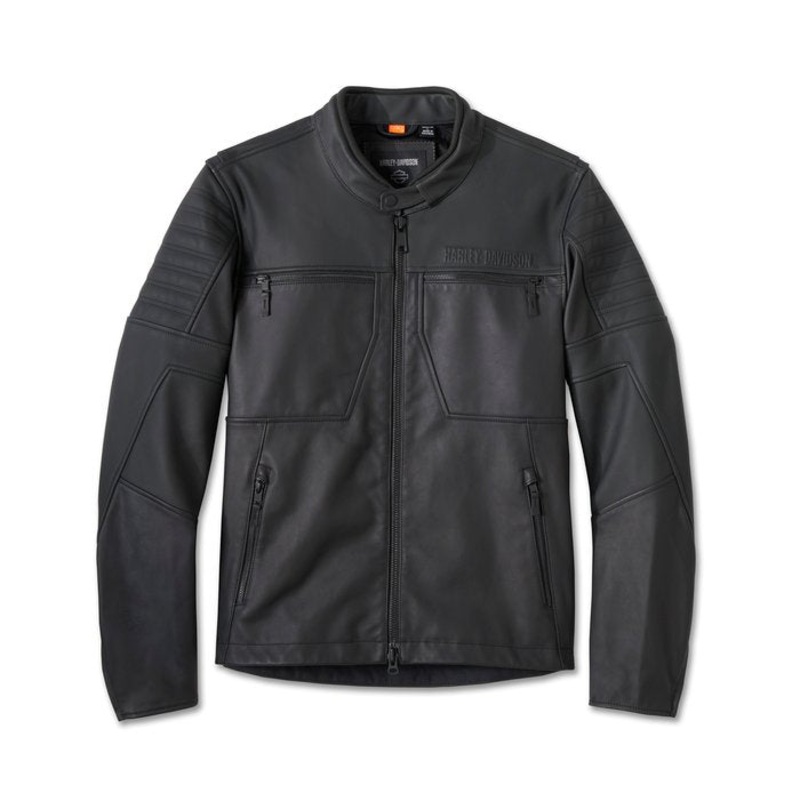 Harley-Davidson Men’s Willie G Skull Graphic Leather Riding Jacket