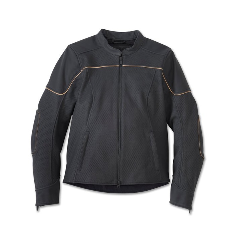 Harley-Davidson Women’s Merit Perforated Leather Riding Jacket