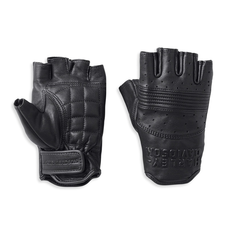 Harley-Davidson Women’s Oakbrook Fingerless Leather Gloves