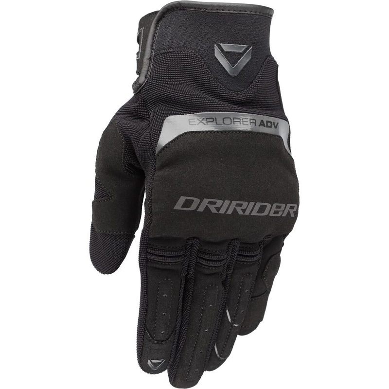 Dririder Mens Explorer Black Adventure Gloves