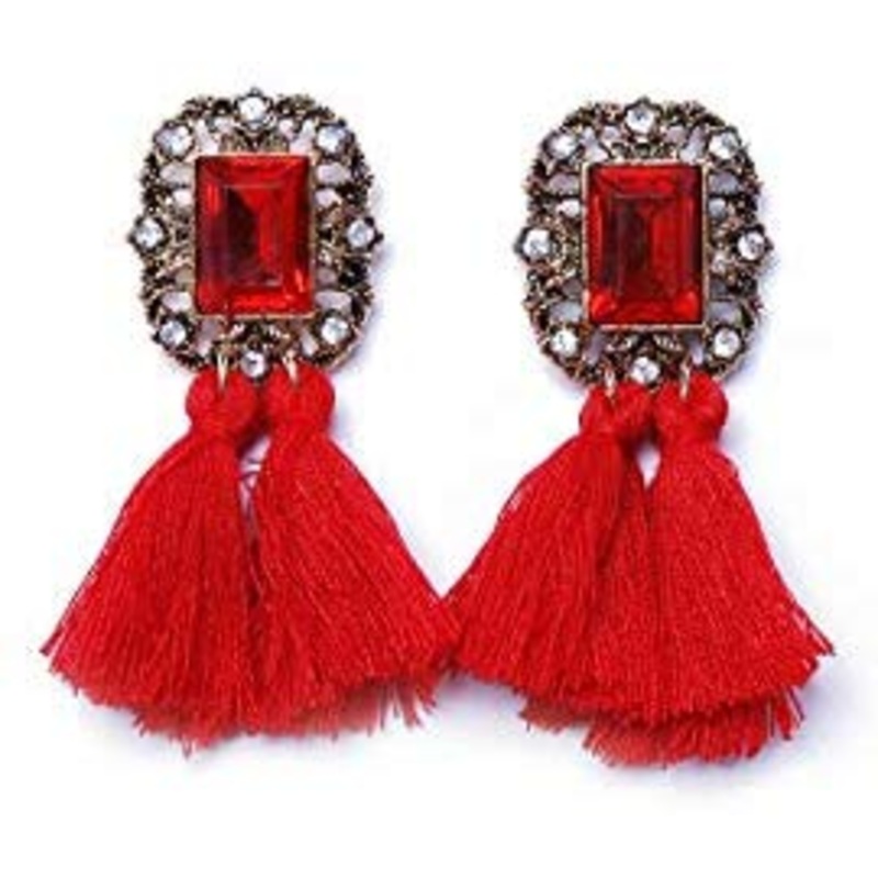 Electomania Bohemian Tassel Stylish Fancy Party Wear Earrings for Women & Girls