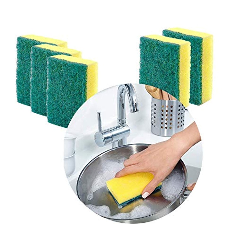 Electomania Kitchen Cleaning Scrubber Pad Sponge Scrub Sponges (Set of 5)