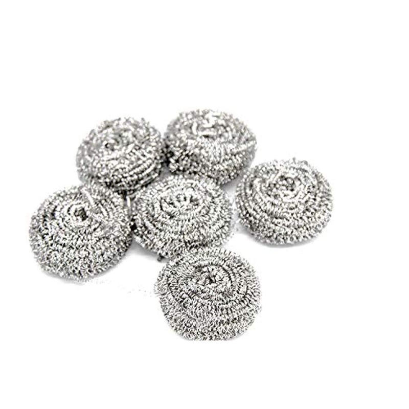 Electomania Steel Scrubber Combo Set Multipurpose Scrubber (Pack of 6)