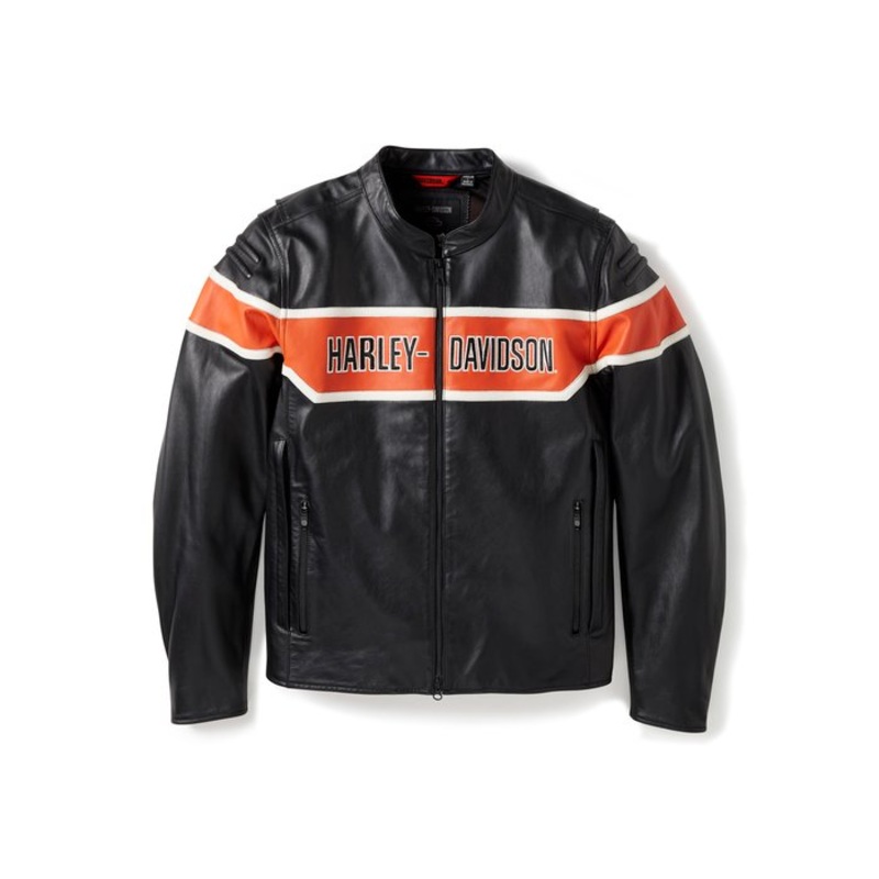 Harley-Davidson Men’s H-D Trenton Leather Riding Jacket