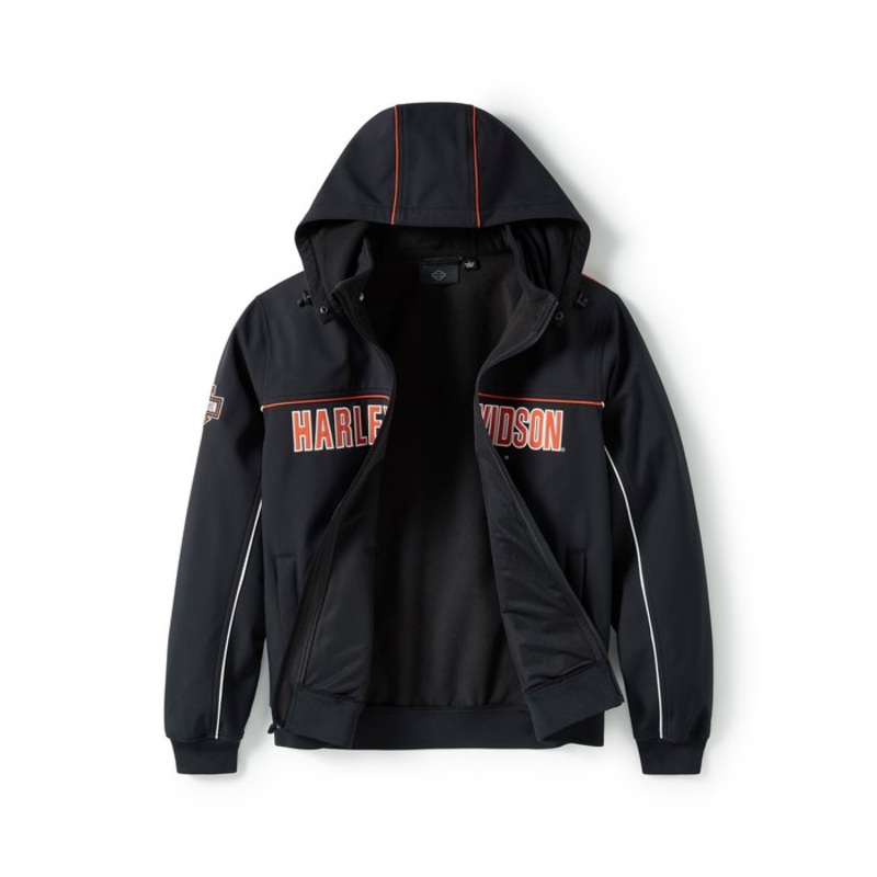 Harley-Davidson Men’s Idyll Windproof Soft Shell Jacket – Harley Black