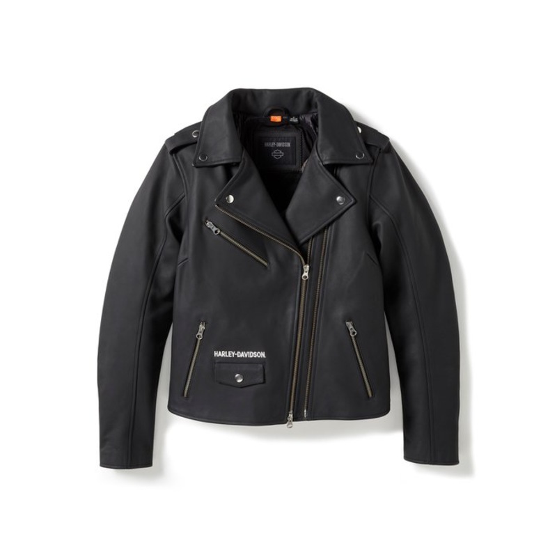 Harley-Davidson Women’s H-D Rebel Biker Leather Riding Jacket