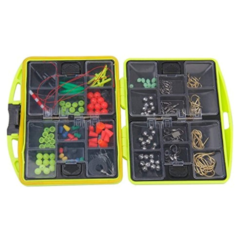 Electomania 24 Slot Pocket Sized Lure Fishing Accessories Lot Box (Multicolor)