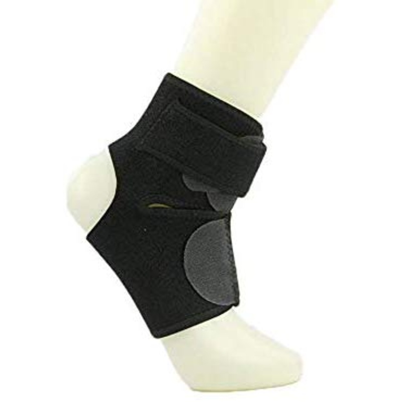 Electomania Adjustable Ankle Support Wrap and Stabilizer (Black)