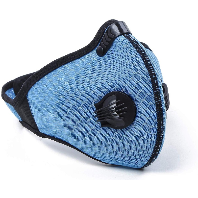 Electomania Breathe Pure Breathe Healthy Carbon Activated Dual Filter Technology Anti Pollution, Smog, Smoke, Dust, Germs, PM 2.5 Particle Face Mask