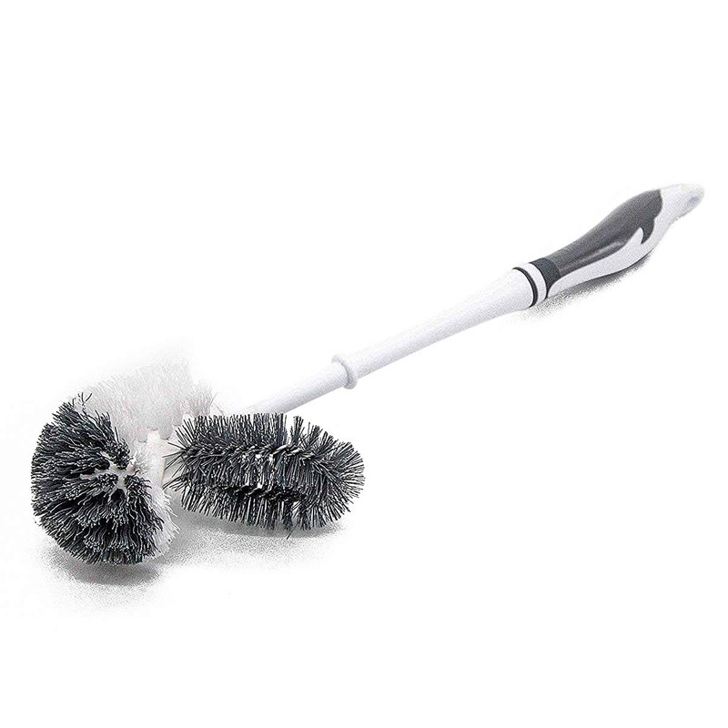Electomania Double Sided Flexible Toilet Cleaning Brush (Multicolour)