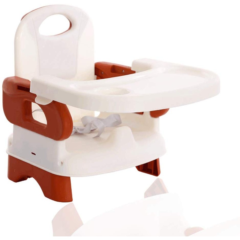 Electomania Feeding Folding Chair for Baby, Toddlers Booster Seat for Eating with 3-Point Harness Secures,Built-in Cup Holder