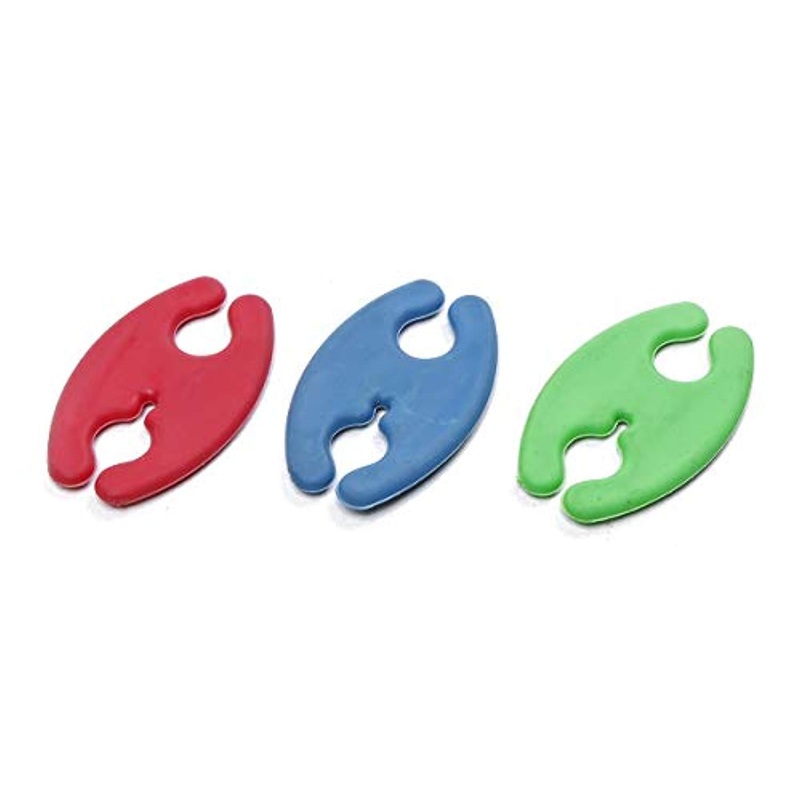 Electomania Holder for Earphones Headphones Headset Small Winder Cord Organizer 3 Pcs(Multicolor)