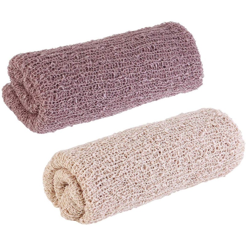 Electomania Newborn Baby Photography Photo Props Knitted Fabric Stretch Knit Wrap The Paving Dimension is About 40 * 150 cm Long Pack of 2(Khaki/Purple)