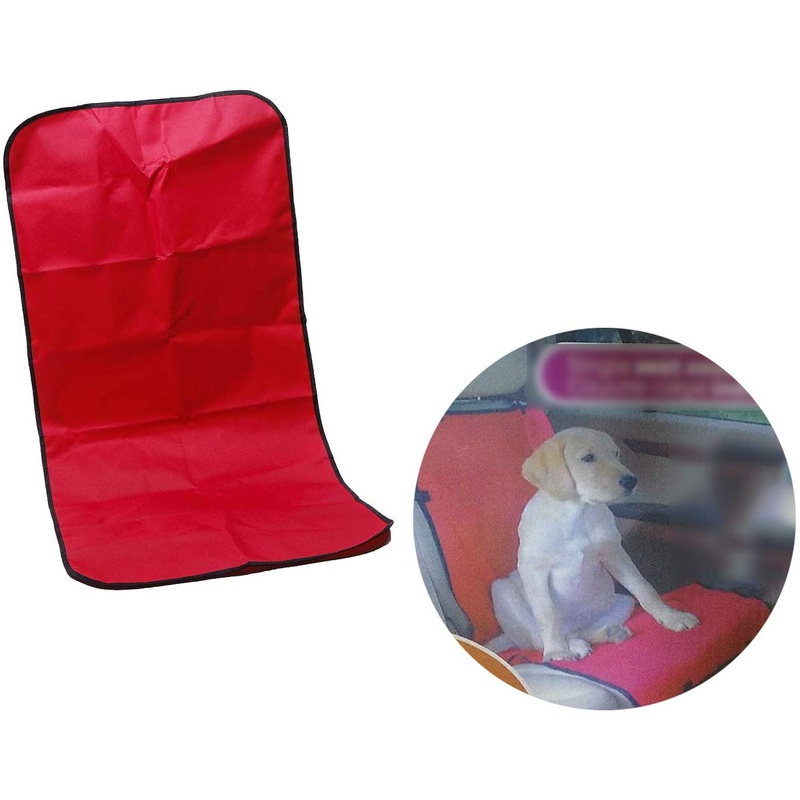 Electomania Pet Dog Single Car Seat Protection Cover (Red)